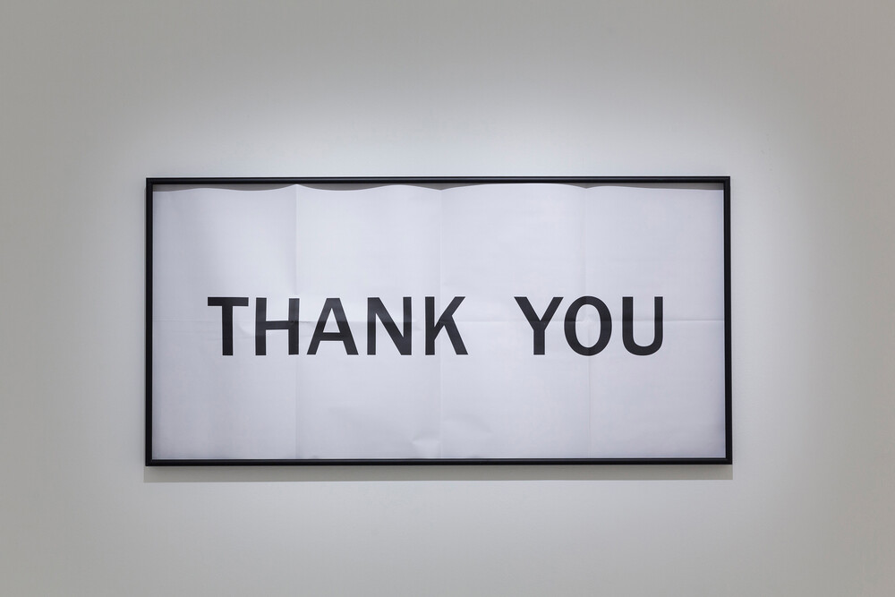 Thank You Poster - © GALERIE DES GALERIES