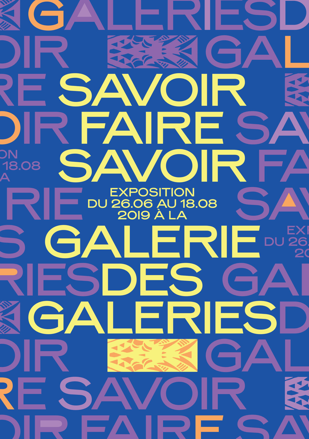 Savoir Faire Savoir - © Galerie des Galeries